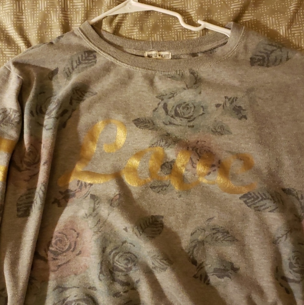 Floral 'love's sweatshirt